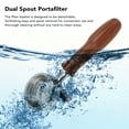thumbnail image 3 of Stainless Steel 58mm Coffee Portafilter, 2- Design, Detachable Basket, Compatible with Nuova, 3 of 8