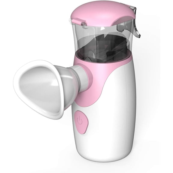 Nano Spray Facial Mister USB Rechargeable, 15Ml Mini Facial Steamer, Handy Moisturizing Mist Sprayer, Atomization Eyelash Extensions Skin Care Steamer,Pink