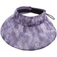 thumbnail image 1 of CRAFTHROU Chapeau de Plage pour Femmes Visière en Fibre de Polyester Multi 1 PCS Protection UV Ajustable Style Rétro, 1 of 5