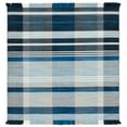 thumbnail image 3 of SAFAVIEH Striped Kilim STK703N Navy / Charcoal Rug, 3 of 7