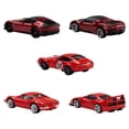 thumbnail image 2 of Hot Wheels Ferrari 5-Pack, Set of 5 Die-Cast Toy Ferrari Automobiles in 1:64 Scale, 2 of 6