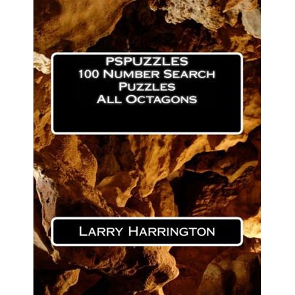 Pre-Owned Pspuzzles 100 Number Search Puzzles All Octagons - Walmart.com