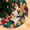 thumbnail image 5 of FMSHPON Holiday Gingerbread Xmas Christmas Tree Skirt Stand Mat for Holiday Party Decoration Indoor Outdoor 36 inches, 5 of 6