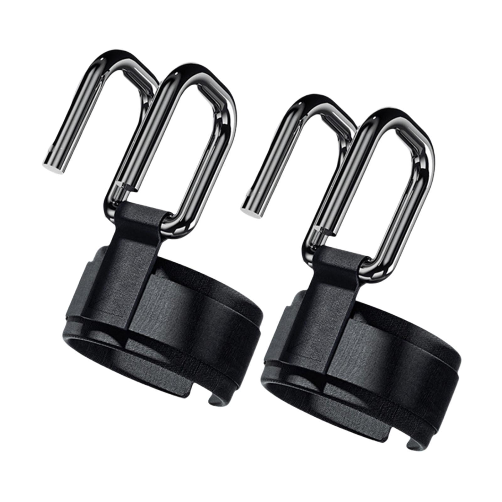 harayaa 2 Pieces Weight ing Hooks Wrist Support Hooks Metal Dead Straps Ergonomic Weight
