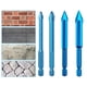 thumbnail image 1 of Juego de brocas para azulejos, vástago hexagonal de Metal, Triangular, excéntrico, para granito, cerámica, común, vidrio de mampostería, 4 shamjiam Brocas para azulejos, 1 of 8
