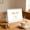 White, variant on Ke1Clo 18-Month Desk Calendar, July 2026 December 2027 Minimalist Table Planner with Gold Accents for Home, Office, Study