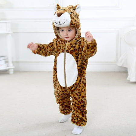 

Infant Clothing Deals Juebong Newborn Baby Toddler Boys Girls Animal Romper Long Sleeve Hooded Jumpsuit Fall Cute Outfit Flannel Clothes Brown 70