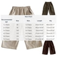 thumbnail image 4 of Abtuhar Girls Summer Capris Solid Color Style Bow Wide Leg Skirt Pants Big Kids, 4 of 5