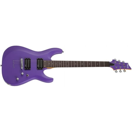 Schecter C-6 Deluxe Series Electric Guitar - Satin Dark Purple
