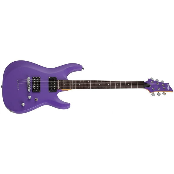 Schecter C-6 Deluxe Series Electric Guitar - Satin Dark Purple