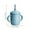 Light Blue, variant on Linnome Silicone Straw Cup Spill Proof Training Drinking Cup Heat Resistant for Toddlers Easy Clean Durable Dishwasher Safe