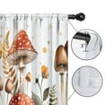 thumbnail image 4 of Blackout Kids Curtains,Red Mushroom Flower White Pattern Childrens Insulated Curtains Set Of 2,Bedroom Essentials,Toddler Room Decor 42"x54", 4 of 5