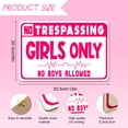 thumbnail image 4 of Lnrkai Girls Only Sign, Cute Hanging Wooden Door Sign, No Boys Allowed, Room Decor for Teen Girl, 4 of 7