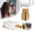 thumbnail image 4 of Refillable Travel Perfume Bottle 1.7 fl oz / 50ml Crystal Glass Atomizer Portable Metal Sprayer Fine Mist Leakproof Design Empty Scent Liquid Dispenser for Cologne Cosmetics Pack Black, 4 of 8