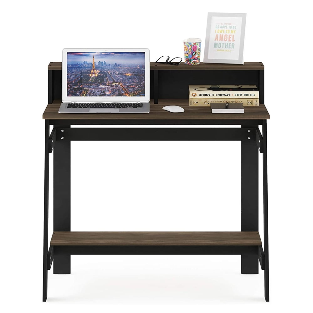 Furinno Simplistic A Frame Computer Desk, Columbia Walnut