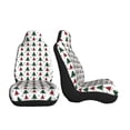 thumbnail image 3 of Salouo Buffalo Plaid Christmas Trees Pattern Car Seat Covers,Universal Car Seat Protectors Easy to Install Car Cover Car Accessories Auto/rucks/Van/SUV-2 PCS, 3 of 9