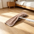 thumbnail image 4 of Microfiber Floor Squeegee Replacement Cloth - Absorbent and Lint-Free Mop Pad for Hard Floor Cleaning - Fits Mop Frames - Reusable, Easy to Clean, 1 Piece,Brown, 4 of 5