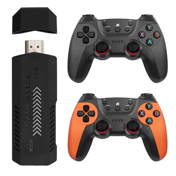Graflsoa Ultimate X2 Ultra Wireless Gaming Stick: HD Retro Gaming, Dual 2.4G Controllers, 128G Expandable, Smart TV Streaming, Plug & Play Convenience