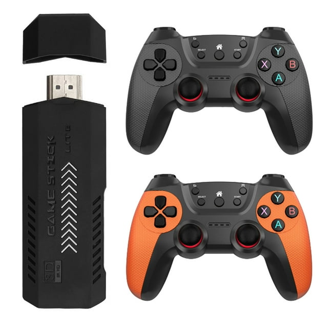 Graflsoa Ultimate X2 Ultra Wireless Gaming Stick: HD Retro Gaming, Dual 2.4G Controllers, 128G Expandable, Smart TV Streaming, Plug & Play Convenience