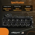 thumbnail image 3 of maXpeedingrods Engine Valve Cover for BMW 3' 4' 5' 7'er E90 E91 E92 E93 F30 F31 F32 F33 F34 F36 F07 F10 F11 F01 F02 Replace# 11127800309 11127823181, 3 of 9