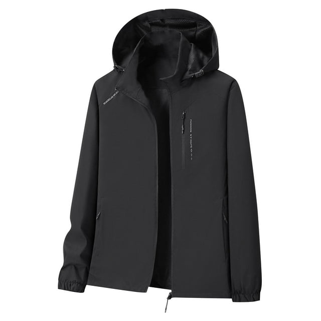 Manteau de Pluie 3-en-1 pour Femme - Coupe-Vent Imperméable Léger à Capuche pour la Randonnée en Plein Air