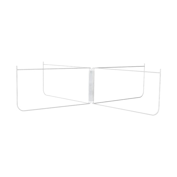 Soporte plegable para enfriador de equipaje, soporte plegable, soporte resistente para carga de agua Plateado recto