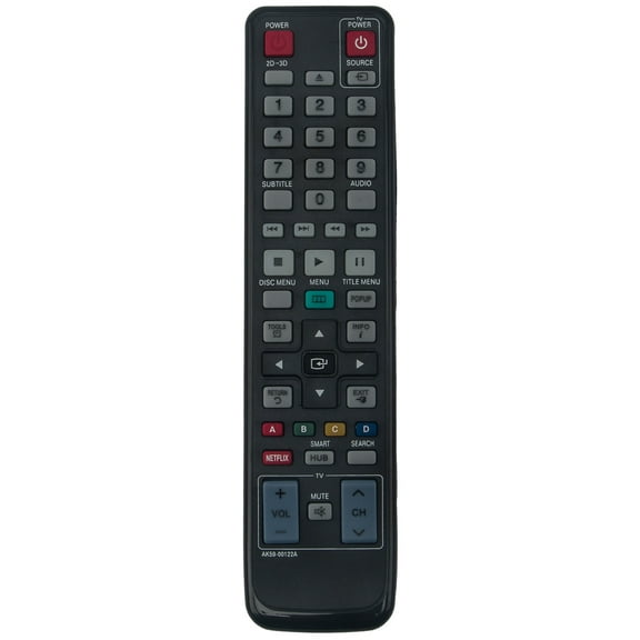 AK59-00122A Replaced Remote Control for Samsung TV DVD AK5900122A BDD7000 BDD6700 RTAK5900122A BDD6700ZA BDD7500