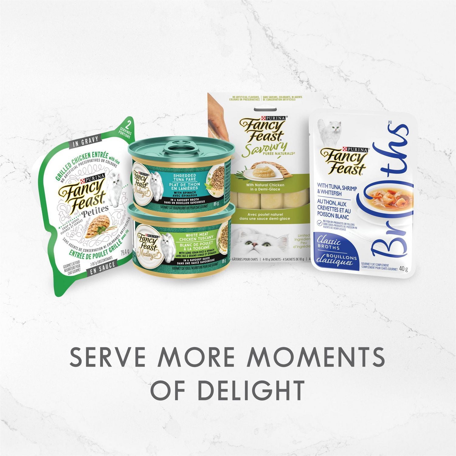 Fancy Feast Delights Grilled Turkey & Cheddar Cheese in Gravy, Wet Cat Food 85g, 85g