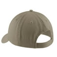 thumbnail image 5 of Port  Company Mens Washed Twill Cap One Size Khaki, 5 of 5