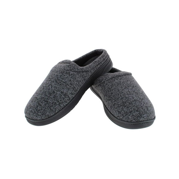 Isotoner Brady Men's Knit Slippers Color: Black Size: XXL