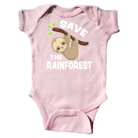 

Inktastic Save the Rainforest with Cute Baby Sloth Gift Baby Boy or Baby Girl Bodysuit