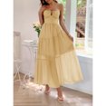 thumbnail image 3 of Women's Casual Vacation Sundress with Waist Corset, 3 of 5