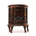 thumbnail image 3 of WINDLAND LED Fireplace Lantern Decorative Flameless Log Fire Effect Vintage Lamp Battery USB Operated Table Light Decor, 3 of 9