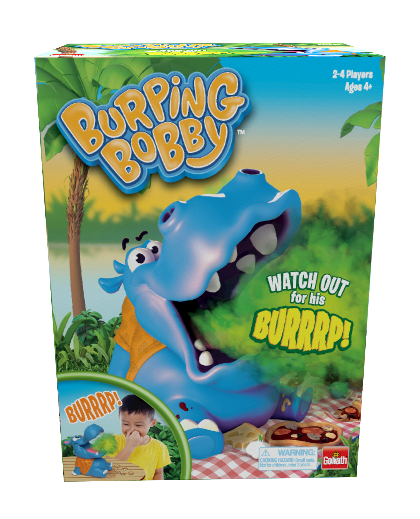Burp the Baby Hilarious Children’s Game from TOMY for 2 to 4 players age 4 plus 