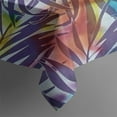 thumbnail image 5 of Colorful Tropical Leaf Pattern Square Tablecloth,Waterproof Square Table Cover,Wipeable Spillproof Washable Table Cover for Home Kitchen Party Decor 52"x52"(132x132cm), 5 of 6