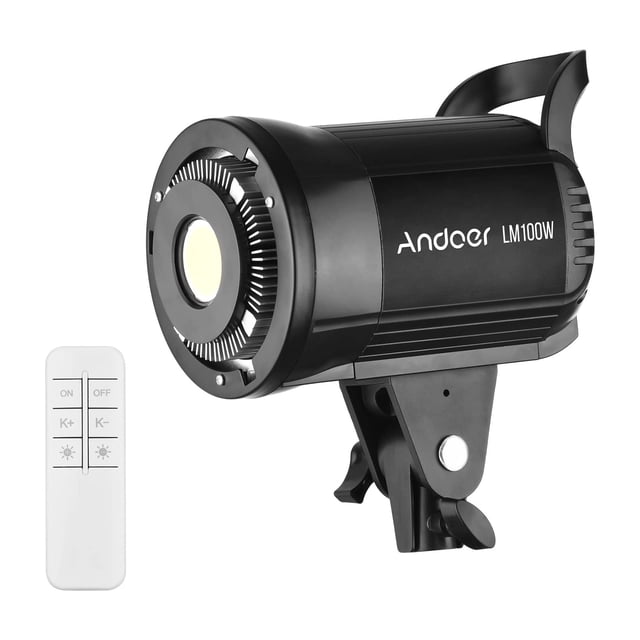 Luz LED de relleno para fotografía Andoer LM100W 5600K 100W
