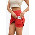 thumbnail image 3 of Pinspark Women's Athletic Tennis Skort Quick Dry High Waisted Golf Skirt with Built-in Shorts and 2 Pockets for Pickleball Workout Running, 3 of 7