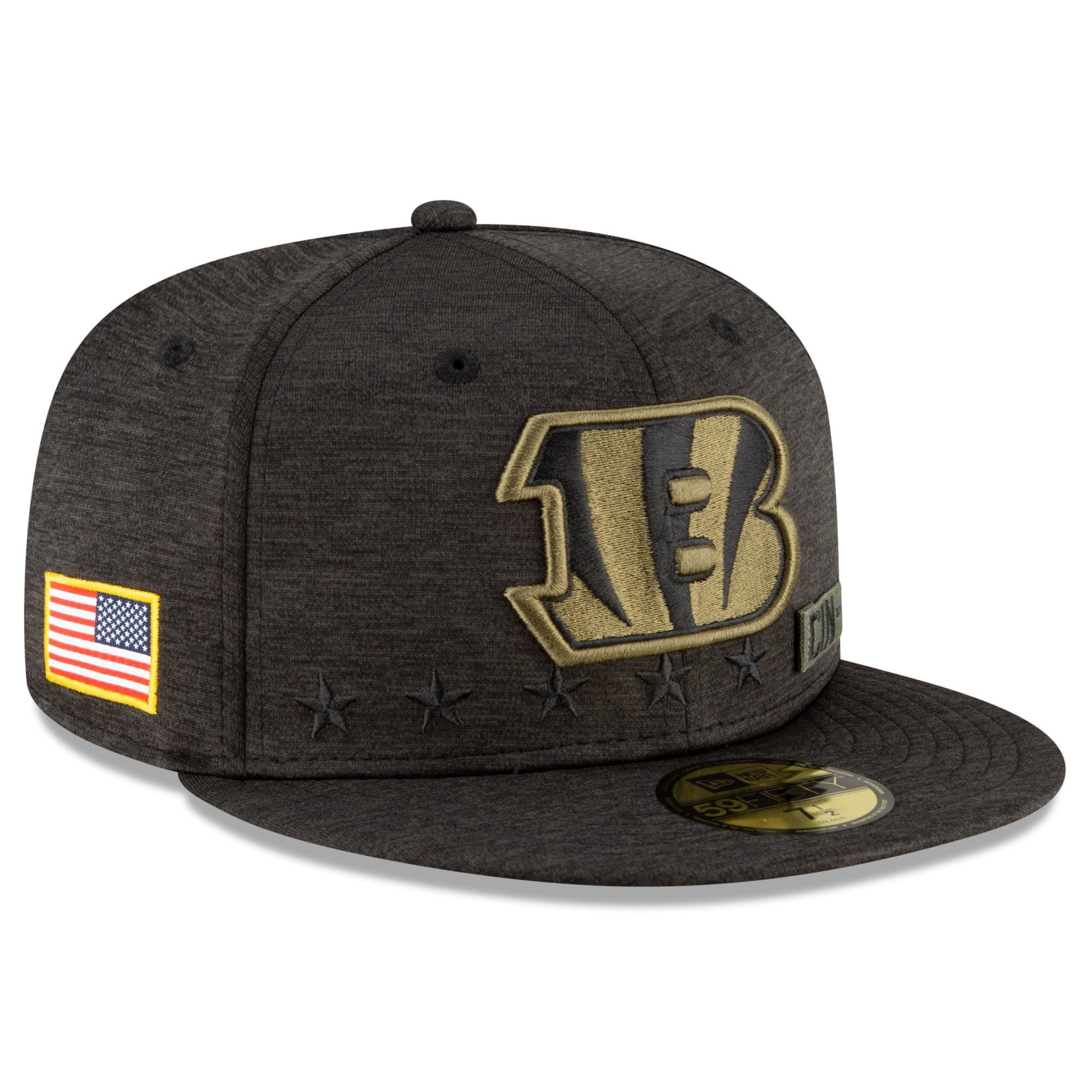 59FIFTY Fitted Hat - Heather Black 