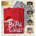 thumbnail image 2 of S4E Men's Papa Claus Santa Hat Christmas T-Shirt Large Red, 2 of 4