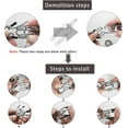 thumbnail image 4 of Uds. (Plata-L) Collar resistente cromado para perros, mascota ajustable, 4 of 5