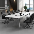 thumbnail image 2 of Boss Office LeatherPlus Executive Office Chair in Black, 2 of 8