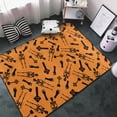 thumbnail image 3 of Area Rugs For Living Room Decor - Funny Skull Anti Slip Throw Washable Rugs 3x5 For Bedroom, Soft Indoor Carpet For Bedroom Living Room 60x39In, 3 of 5
