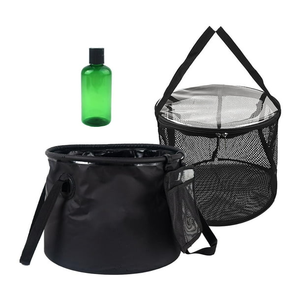 Cubo plegable Bolsa de almacenamiento de agua Cubo de almacenamiento de gran capacidad para viajes al aire libre