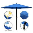 thumbnail image 4 of AbbLe 9 Feet Crank & Tilt Patio Umbrella-Blue, 4 of 5