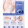 thumbnail image 3 of Kit 5 Mascarillas Faciales Antioxidantes Con Arándanos, 3 of 6