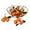 5 Clusters Orange,l, variant on Fake Fruit Artificial Orange Decor:Fake Oranges,Fake Fruit,1:1 Simulation Tangerine Artificial Fruit That Look Real,for Home Kitchen Orange Party Decorations,Artificial Oranges (5 Clusters Orange,L)