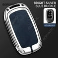 thumbnail image 6 of For Honda C 4 buttons Civic CR-V HR-V VEZEL JAZZ Accord Jade Crider Odyssey Protector Bag Zinc alloy+leather Car Key Cover Case, 6 of 29