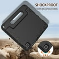 thumbnail image 4 of SUPNICE Kids Case for New Samsung Galaxy Tab A9 8.7 Inch 2023 with Built-in Screen Protector&Handle Stand - Shockproof Light Weight EVA Cover for SM-X110/X115/X117 2023&A7 Lite SM-T220/T225/T227,Black, 4 of 9