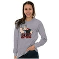 thumbnail image 2 of Popeye The Sailor Man Size Matters Unisex Plus Size Long Sleeve Shirt Brisco Brands 2X, 2 of 3