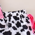 thumbnail image 5 of WOYY Girls Cowgirl Outfits Cute Cow Print Tassels Vest Shorts Two Piece Set, Sizes 6M-4T, 5 of 8